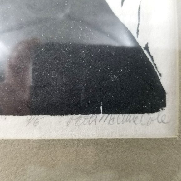 Witch Spring Cometh Again Black White Art Peter McClure Cole Framed Signed #4/6 - Picture 8 of 12